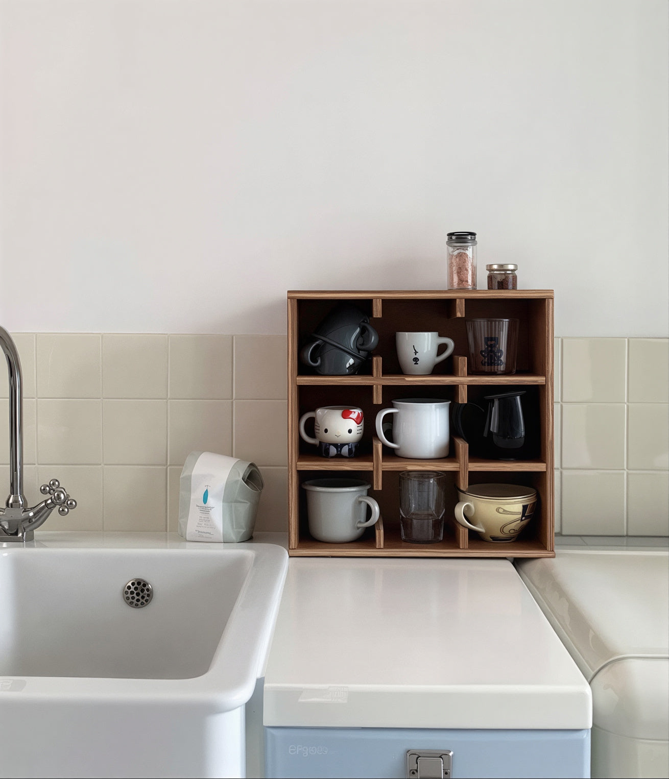 Ogre Vintage Countertop Mug & Cup Storage Cabinet - image 8 of 9