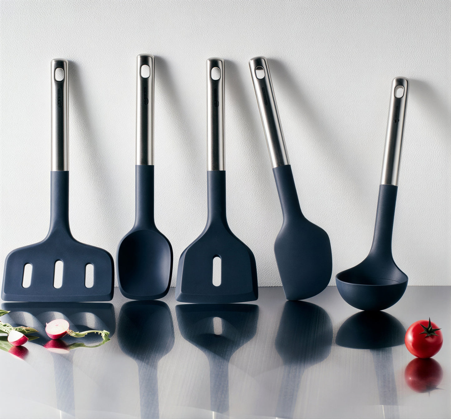 Bold Silicone Kitchen Tool Set (5-Piece)