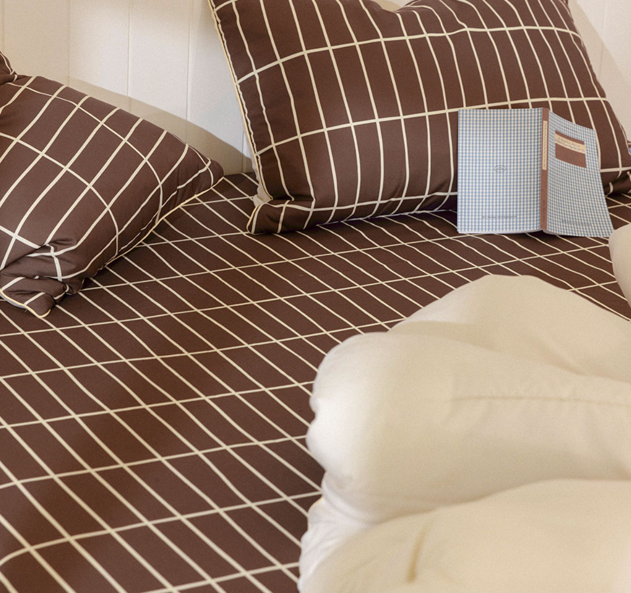 Little Mansion Check Allergy-Care Mattress Fitted Sheet - image 6 of 8