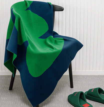Reversible Knit Throw Blanket