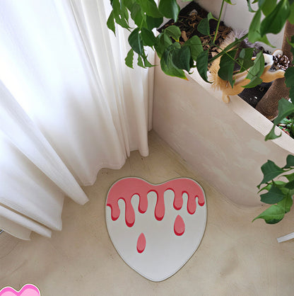 Mini Heart Washable Rug