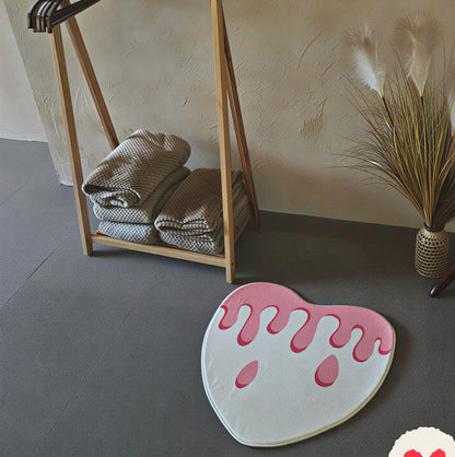 Mini Heart Washable Rug