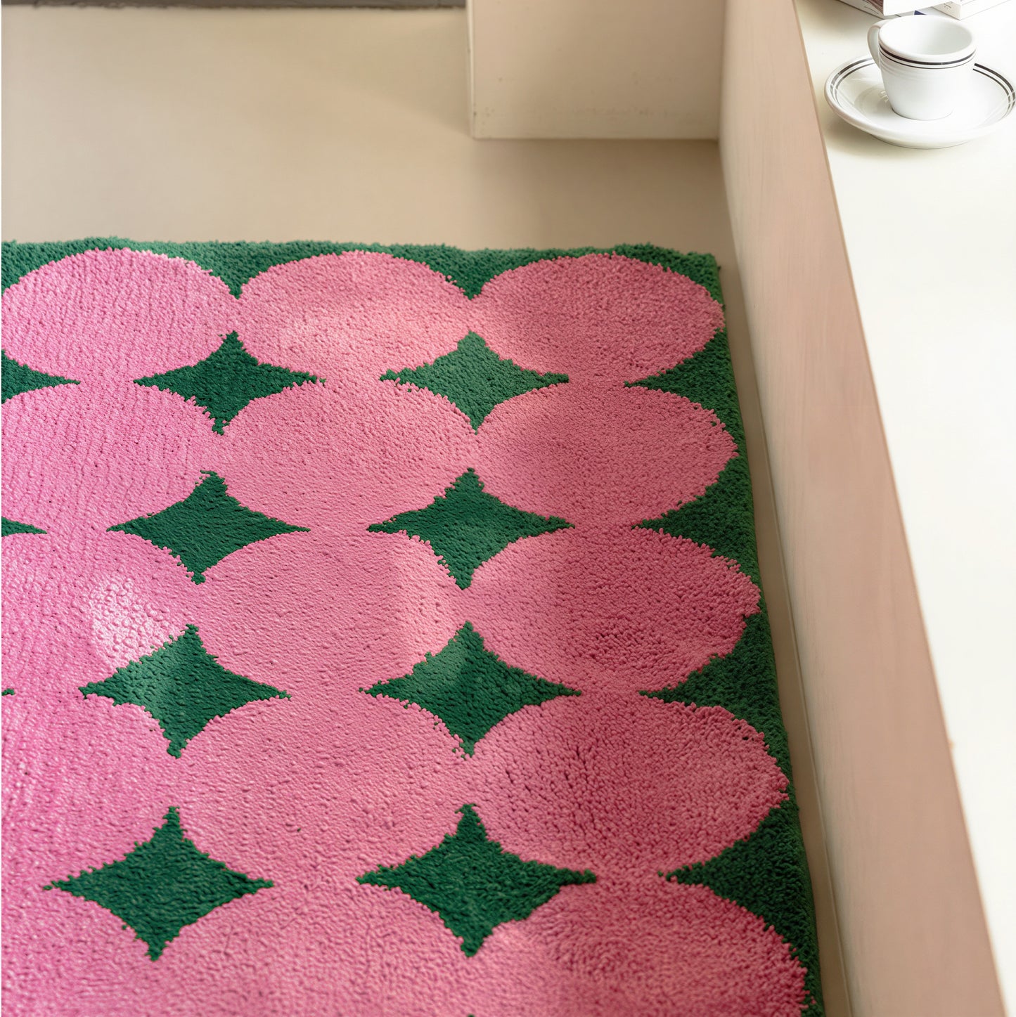 BWTZ Everyday Jacquard Long-Pile Area Rug