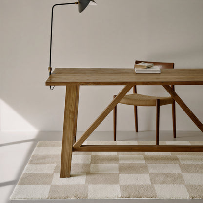 BWTZ Plush Long-Pile Jacquard Area Rug