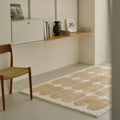 BWTZ Plush Long-Pile Jacquard Area Rug