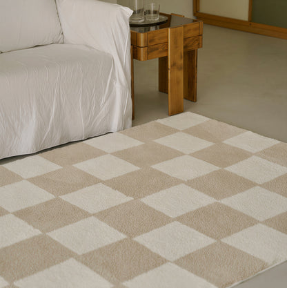 BWTZ Plush Long-Pile Jacquard Area Rug