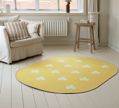 BWTZ Easy-Care Dust-Free Washable Area Rug