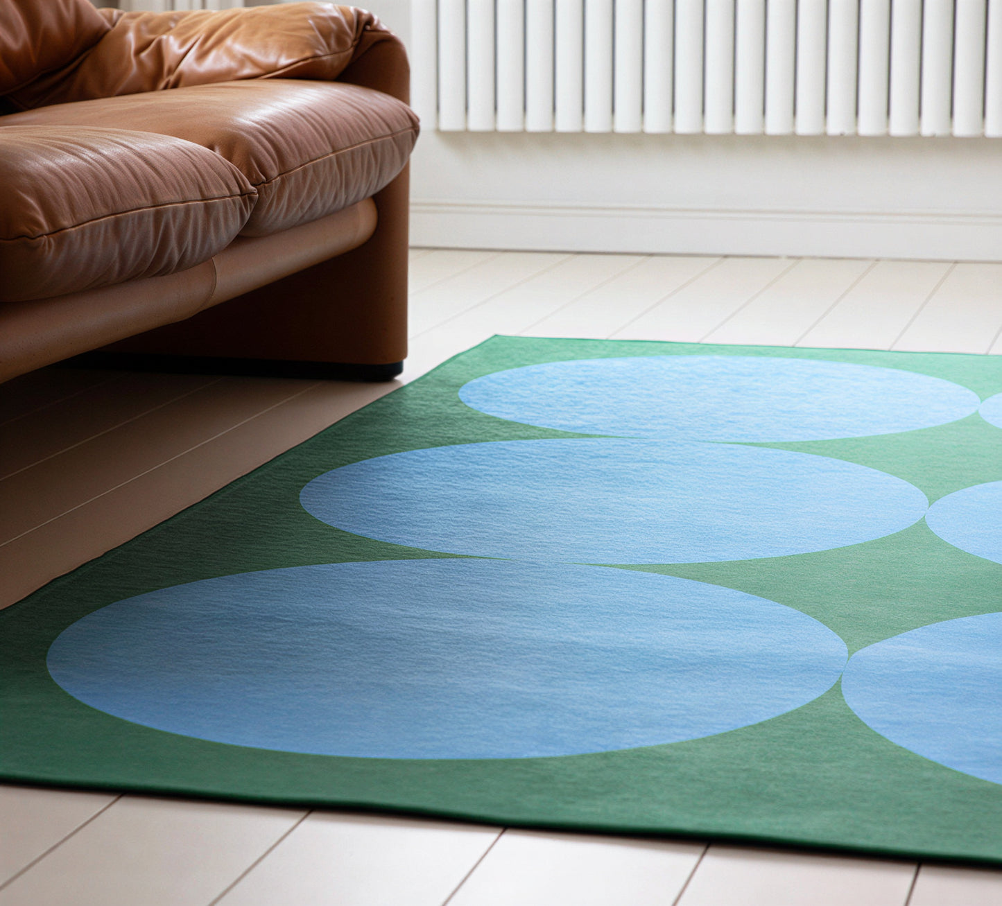 BWTZ Easy-Care Dust-Free Washable Area Rug