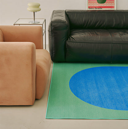 BWTZ Easy-Care Dust-Free Washable Area Rug
