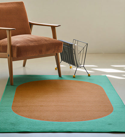 BWTZ Easy-Care Dust-Free Washable Area Rug