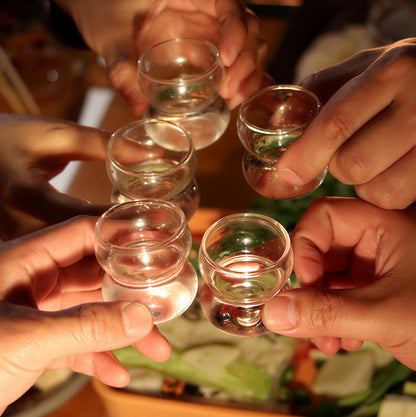 Bingbong Petite Soju Shot Glass Set of 4