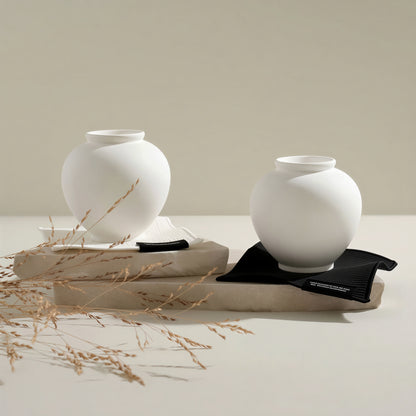 Moon Jar Stone Diffuser Set with Coaster