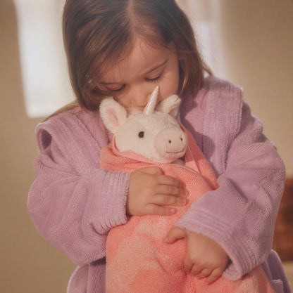 Unicorn & Rabbit Kids Bath Towel Gift Set (2-Piece)