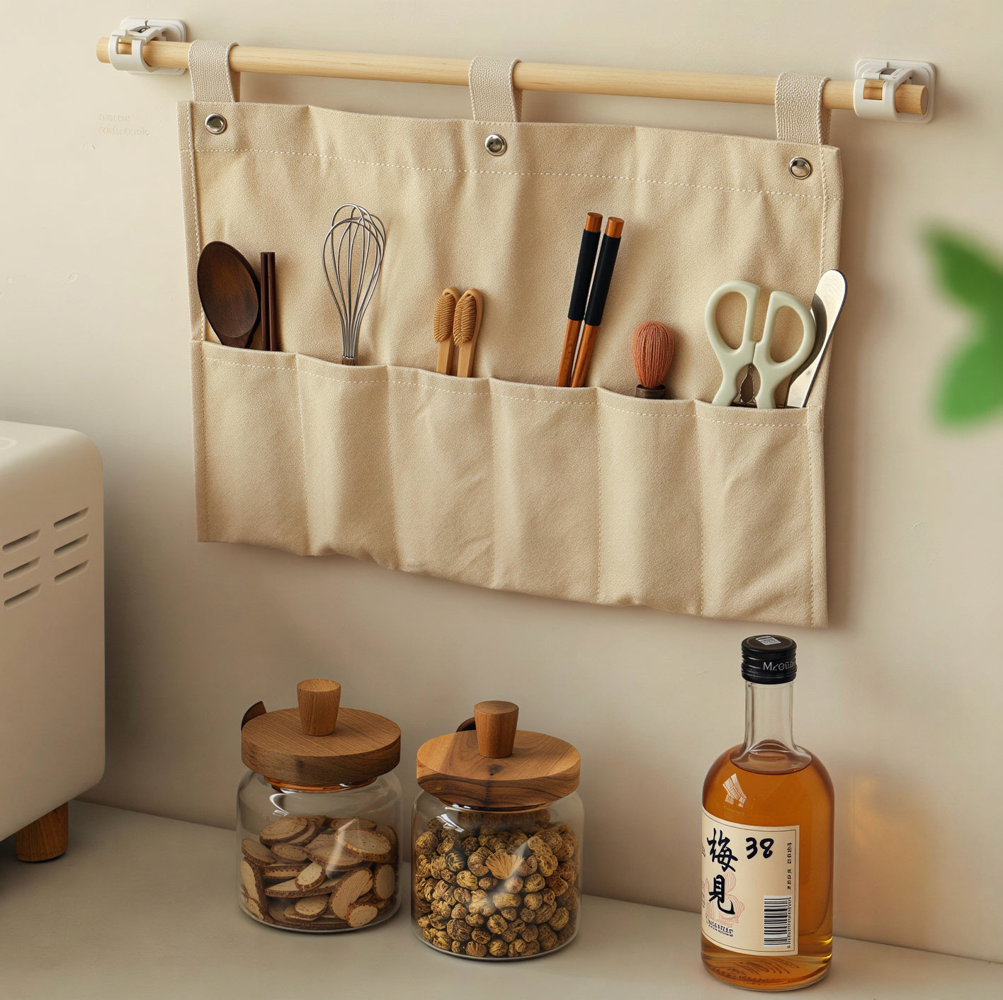 Canvas Wall Pocket Organizer