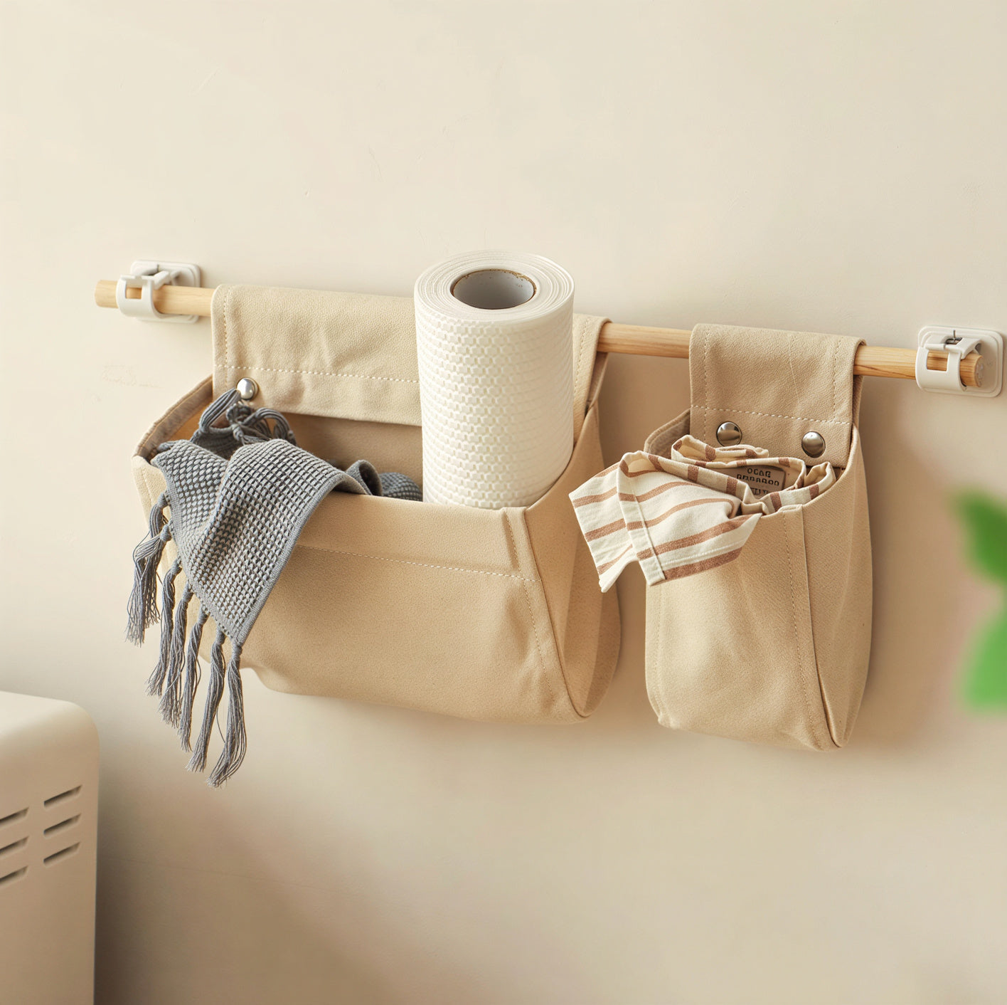 Canvas Wall Pocket Organizer
