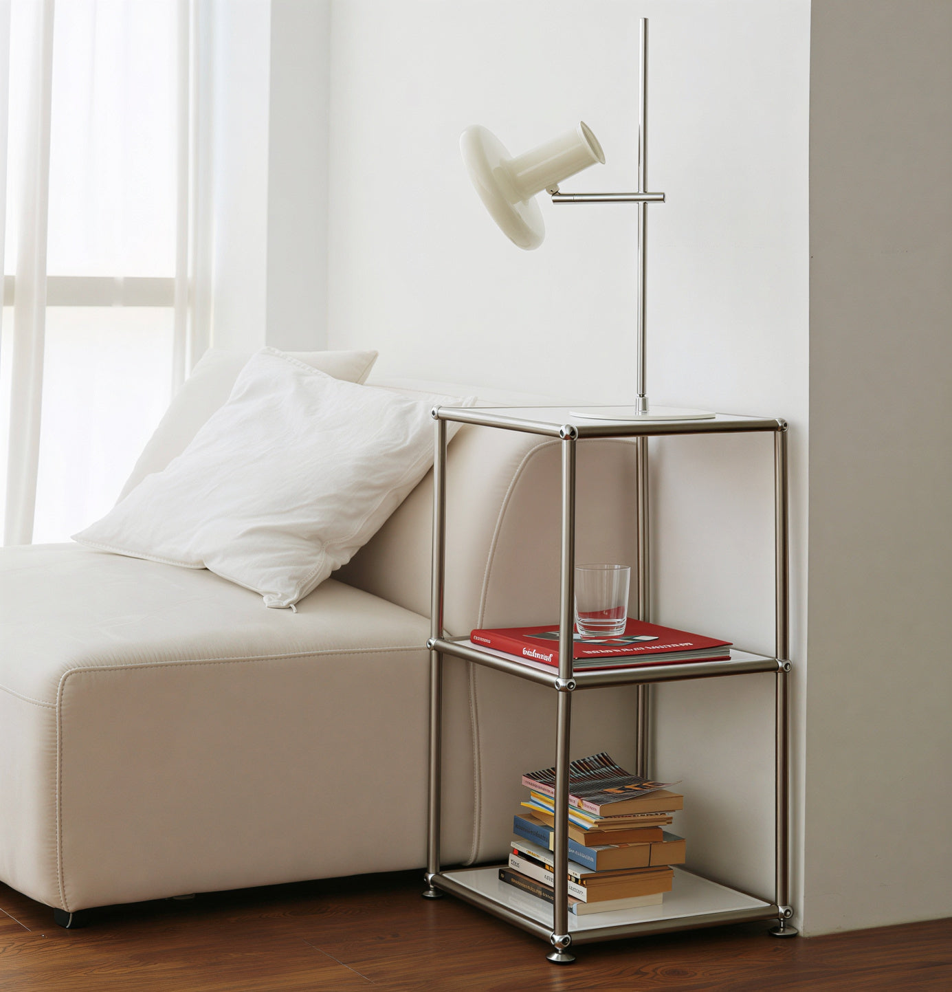 Mid-Century DIY 3-Tier Modular Shelf