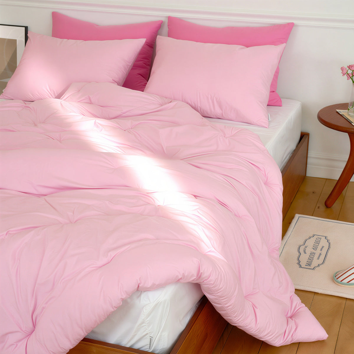 Self-Warming Stripe Comforter Set