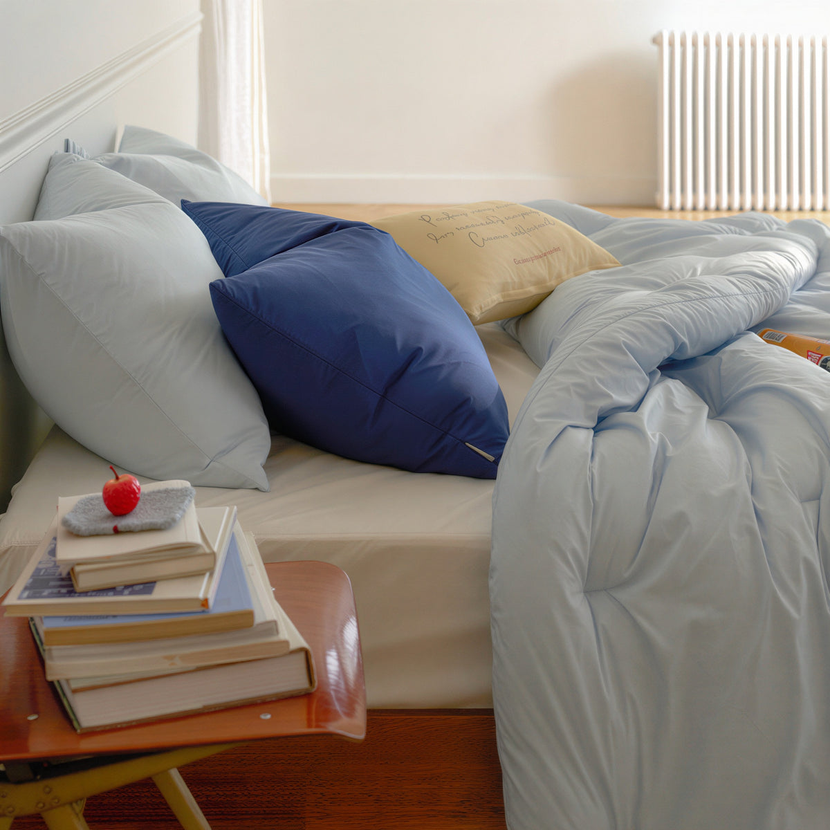 Self-Warming Stripe Comforter Set