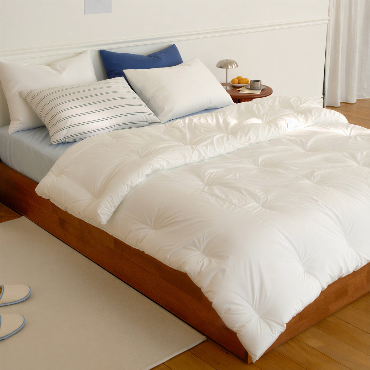 Self-Warming Stripe Comforter Set