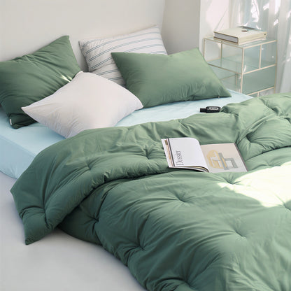 Self-Warming Stripe Comforter Set