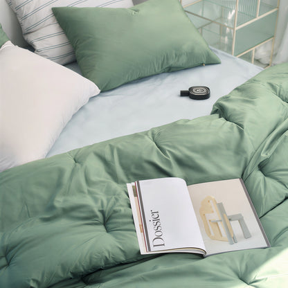 Self-Warming Stripe Comforter Set