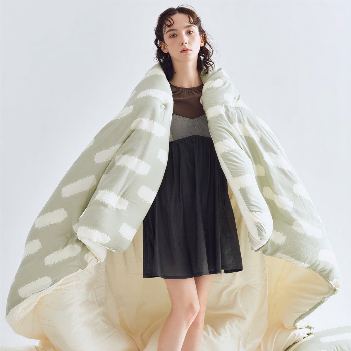 Brick Stripe TENCEL™ Modal All-Season Comforter Set