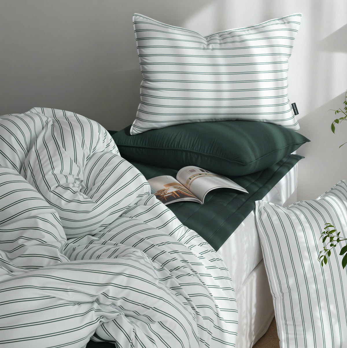 Castella Stripe Cloud Comforter Set