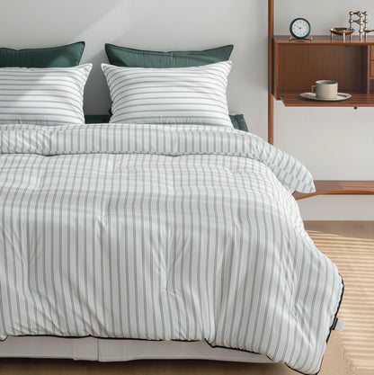 Castella Stripe Cloud Comforter Set