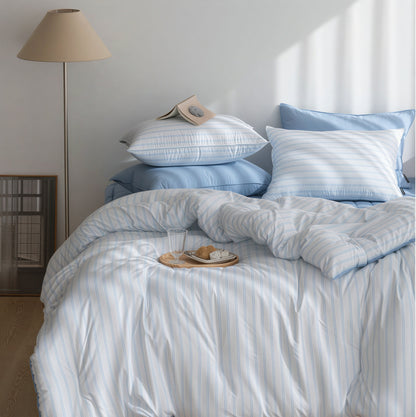 Castella Stripe Cloud Comforter Set