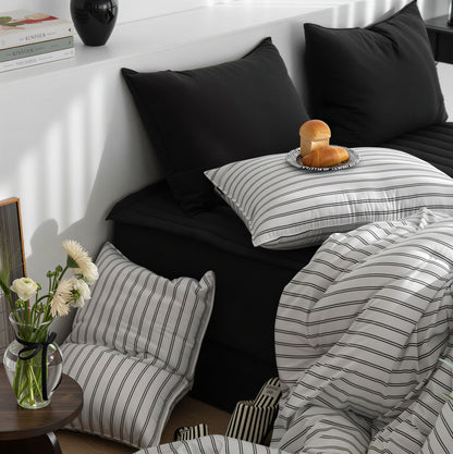 Castella Stripe Cloud Comforter Set