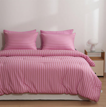 Castella Stripe Cloud Comforter Set