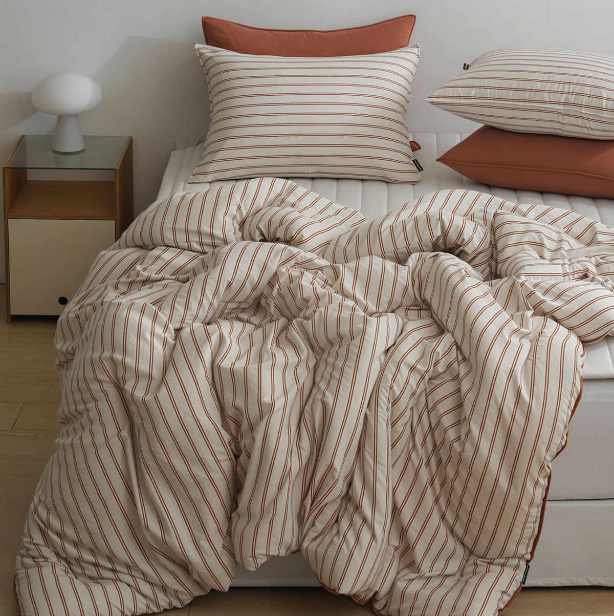 Castella Stripe Cloud Comforter Set