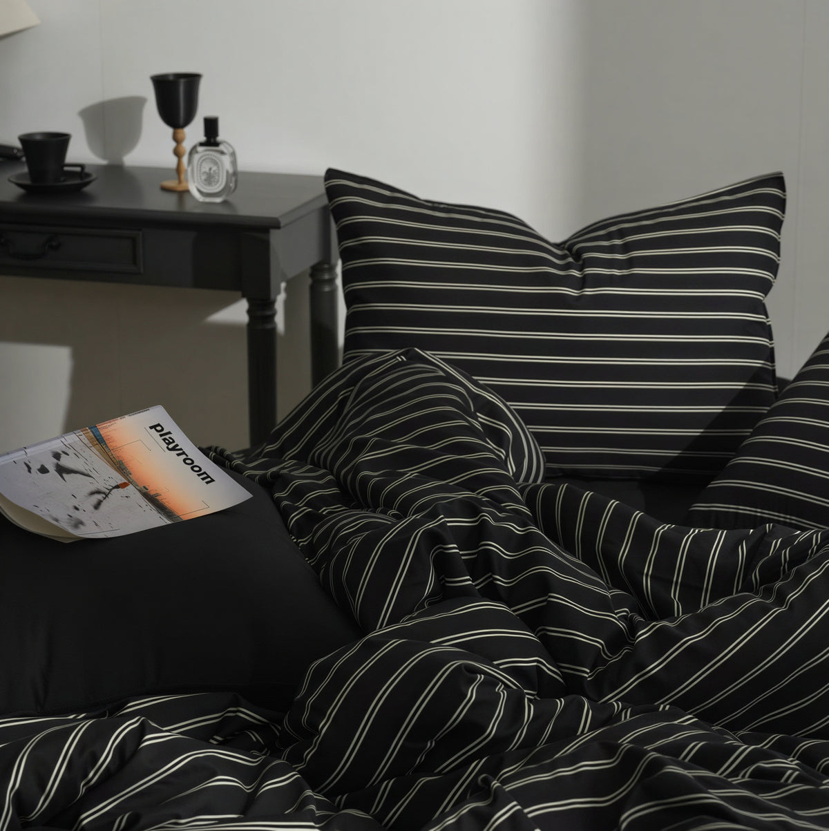 Castella Stripe Cloud Comforter Set