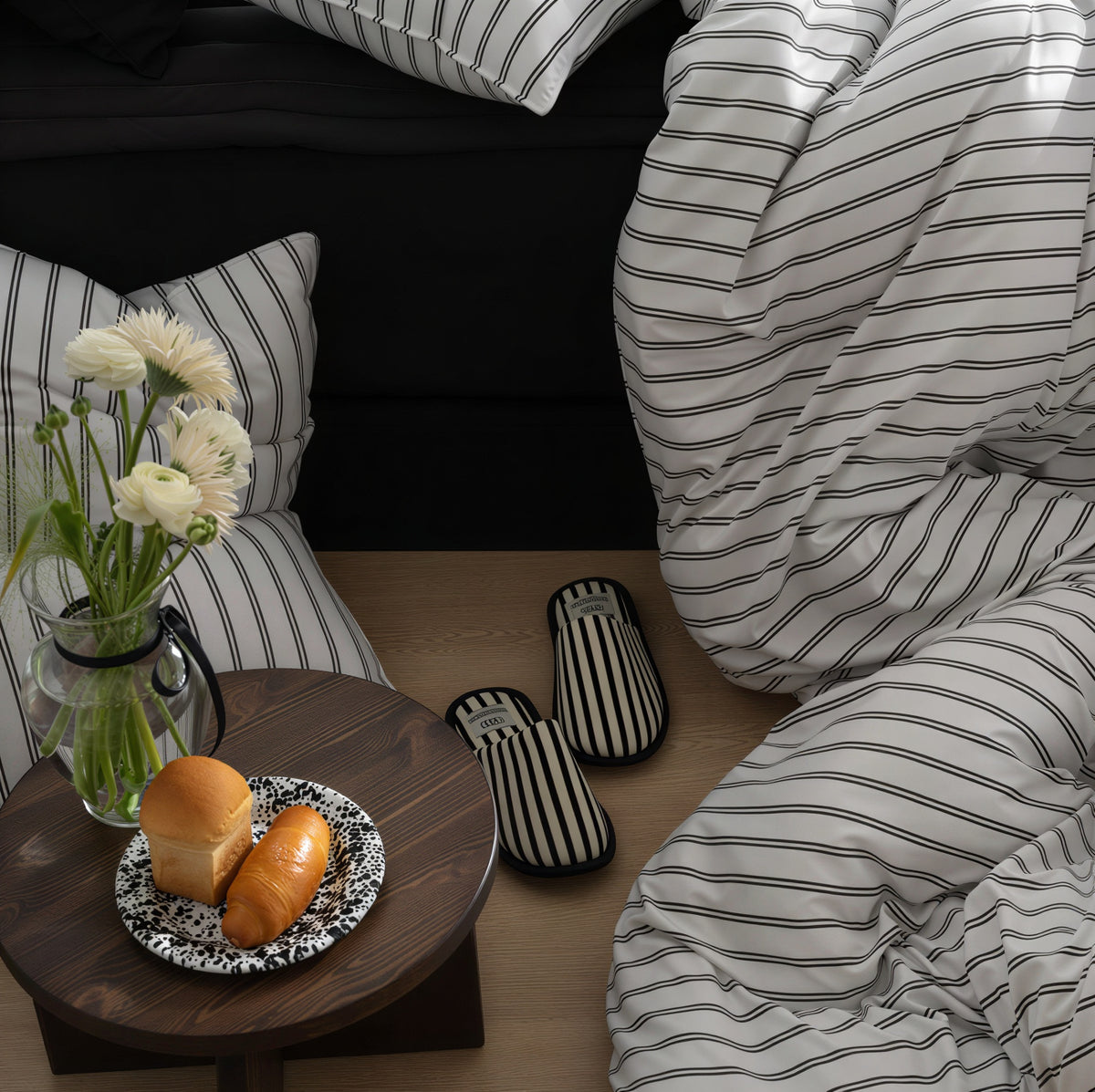 Castella Stripe Cloud Comforter Set
