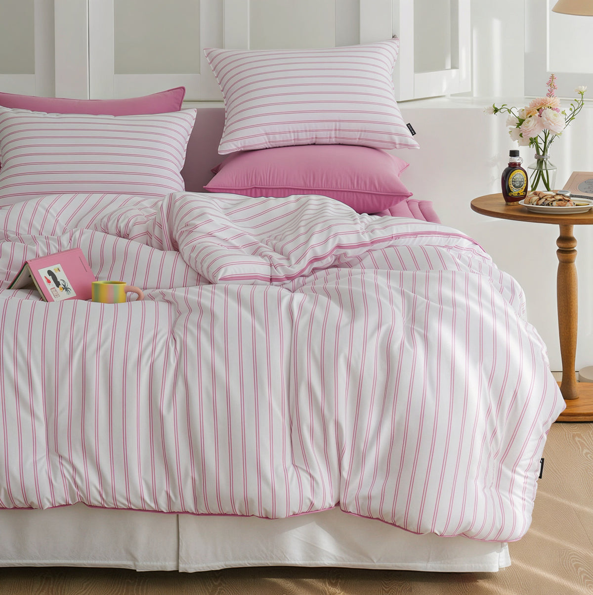 Castella Stripe Cloud Comforter Set