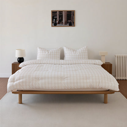 Cloud Check Comforter Set
