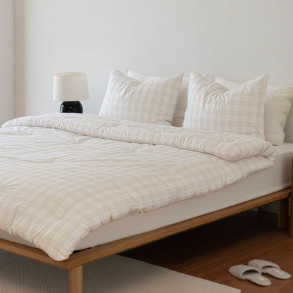 Cloud Check Comforter Set