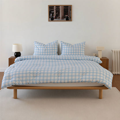 Cloud Check Comforter Set