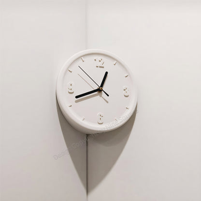DIY Corner Wall Clock
