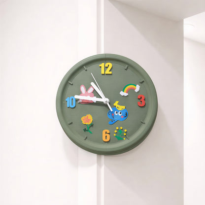 DIY Corner Wall Clock