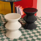 Hourglass Accent Stool