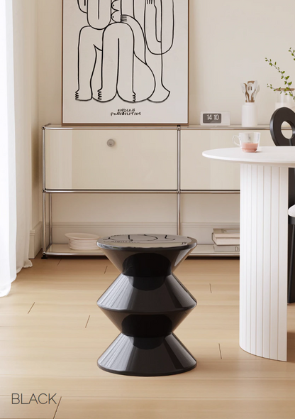 Hourglass Accent Stool