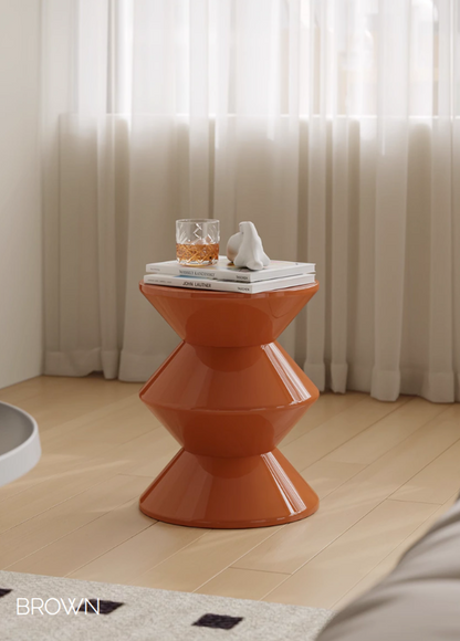 Hourglass Accent Stool