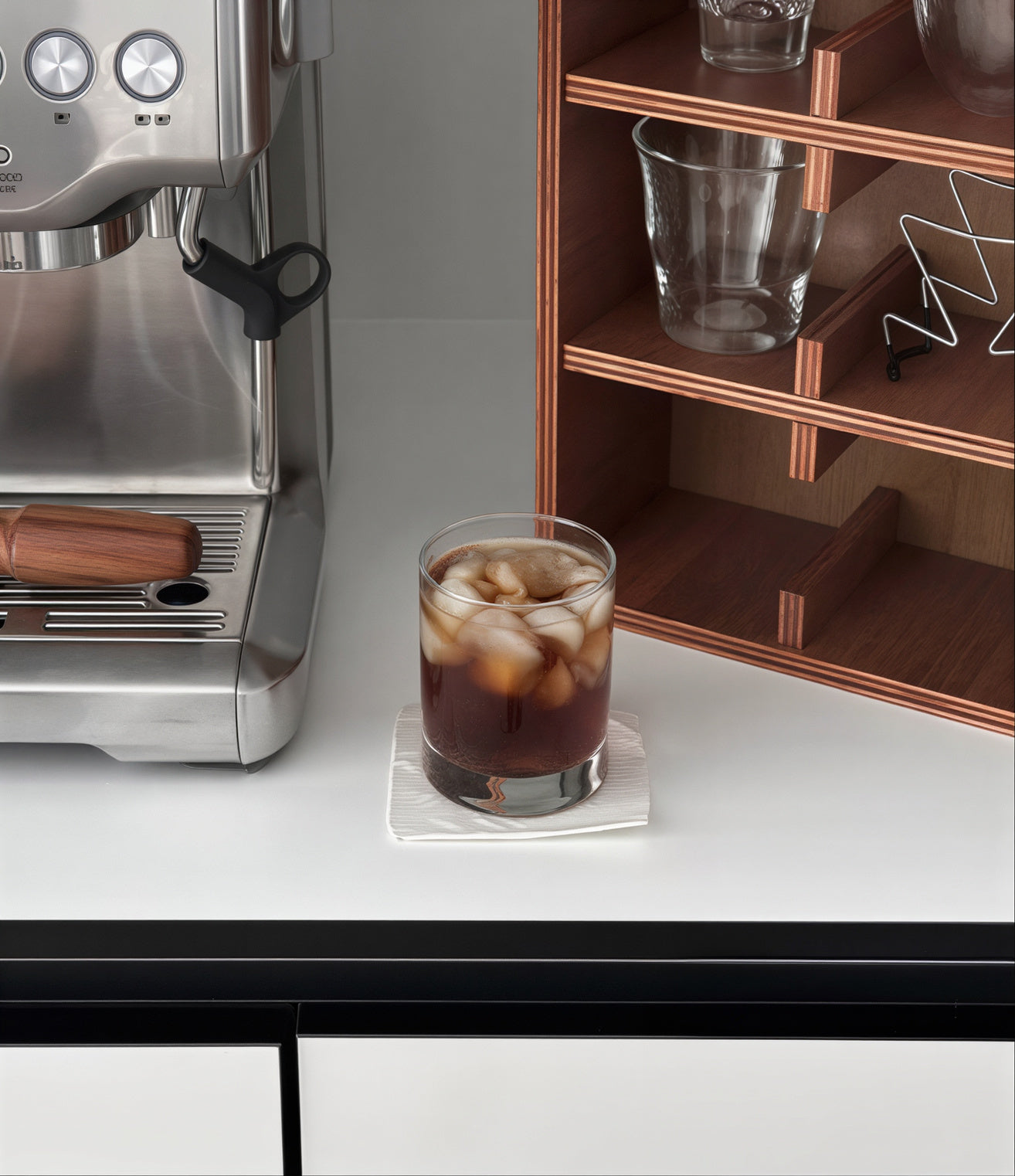 Ogre Vintage Countertop Mug & Cup Storage Cabinet - image 6 of 9