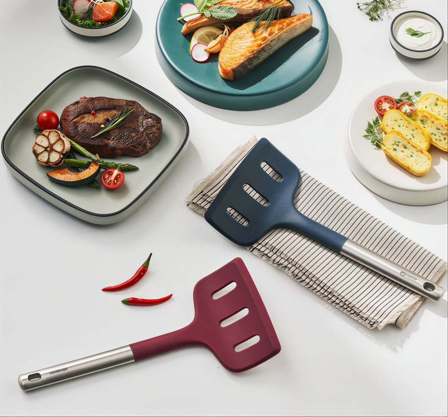 Bold Silicone Kitchen Tool Set (5-Piece)