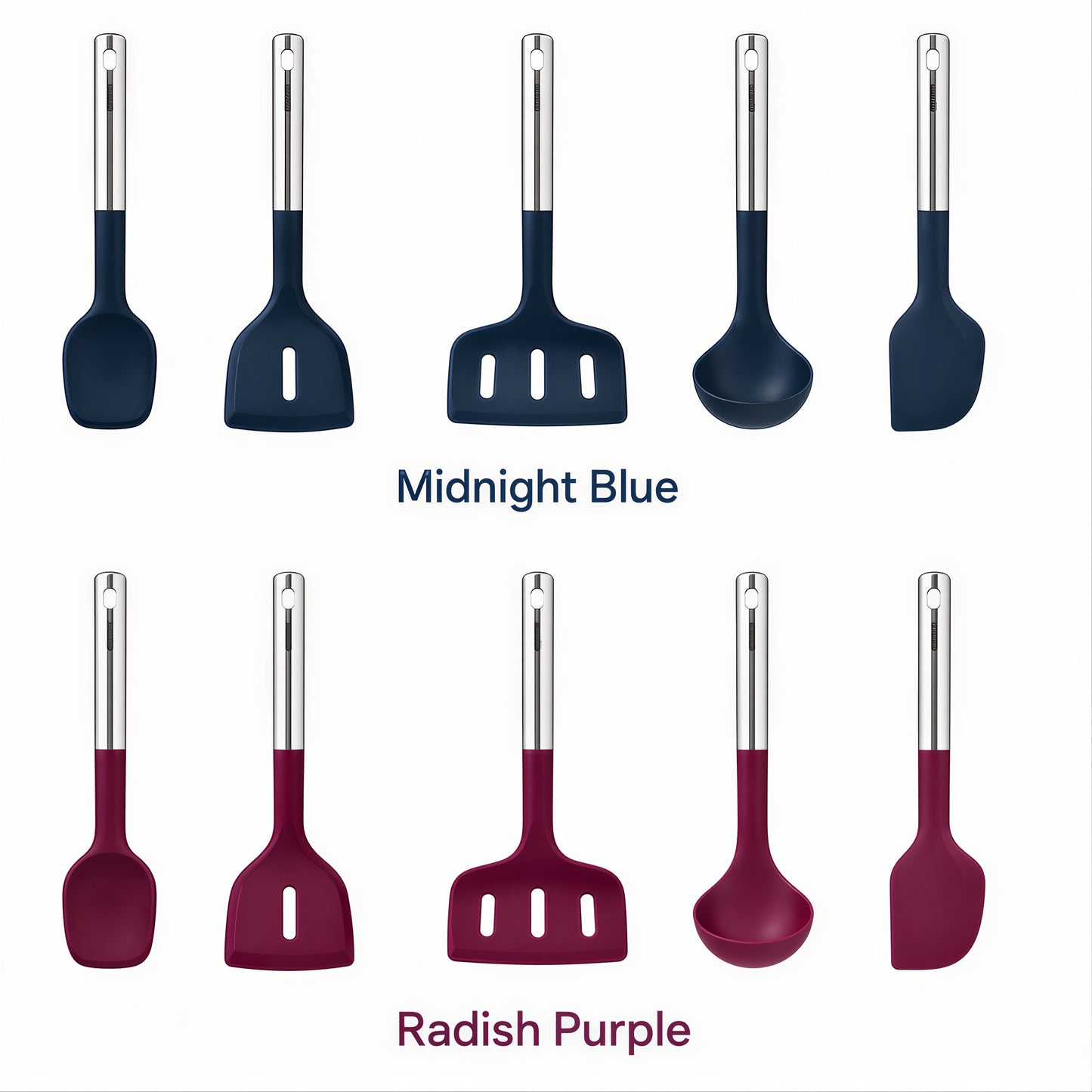 Bold Silicone Kitchen Tool Set (5-Piece)