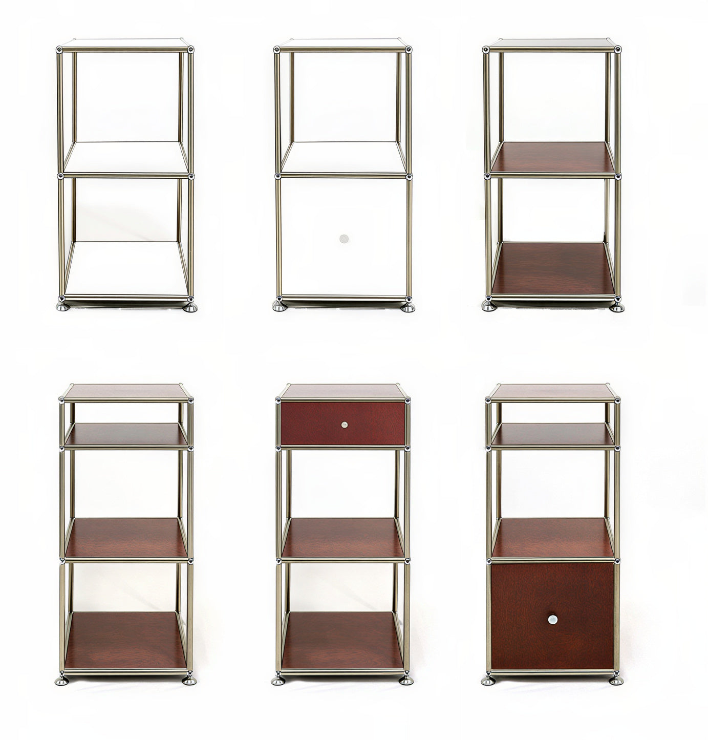Mid-Century DIY 3-Tier Modular Shelf