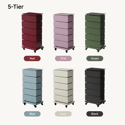 Tower Rotating Drawer Trolley