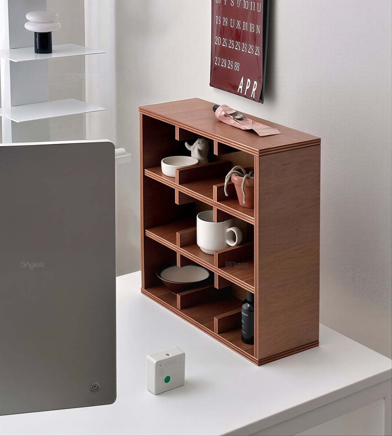 Ogre Vintage Countertop Mug & Cup Storage Cabinet - image 9 of 9