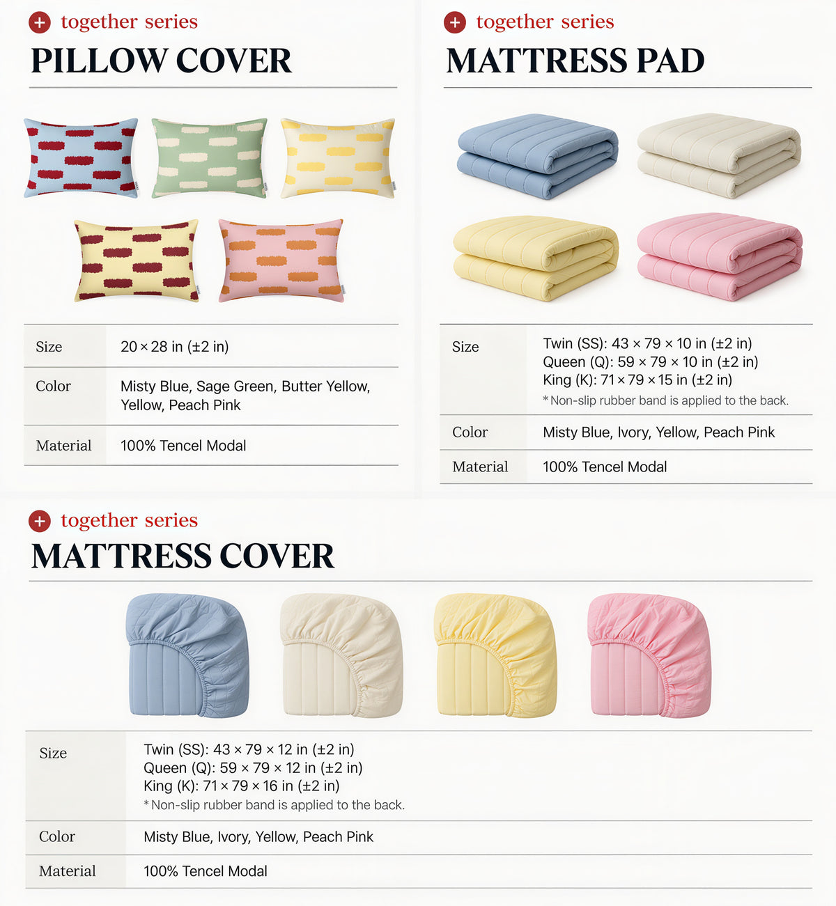 Brick Stripe TENCEL™ Modal All-Season Comforter Set